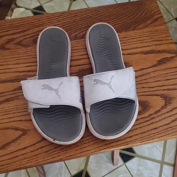 Puma Cool Cat Sport Pool Slide Sandals Womens Size 10 Sandals Casual White - Picture 1 of 3